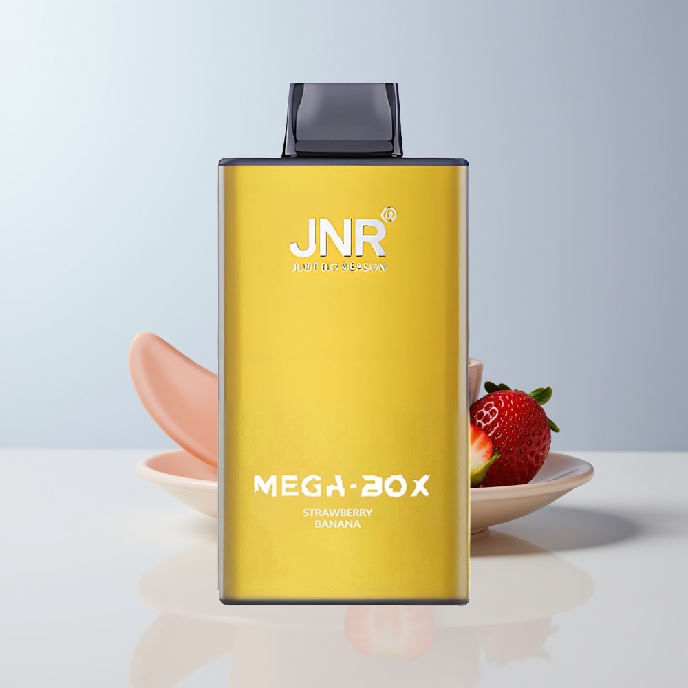 JNR Mega Box 25000 Puffs Aardbei Banaan 30ml Dual Mesh