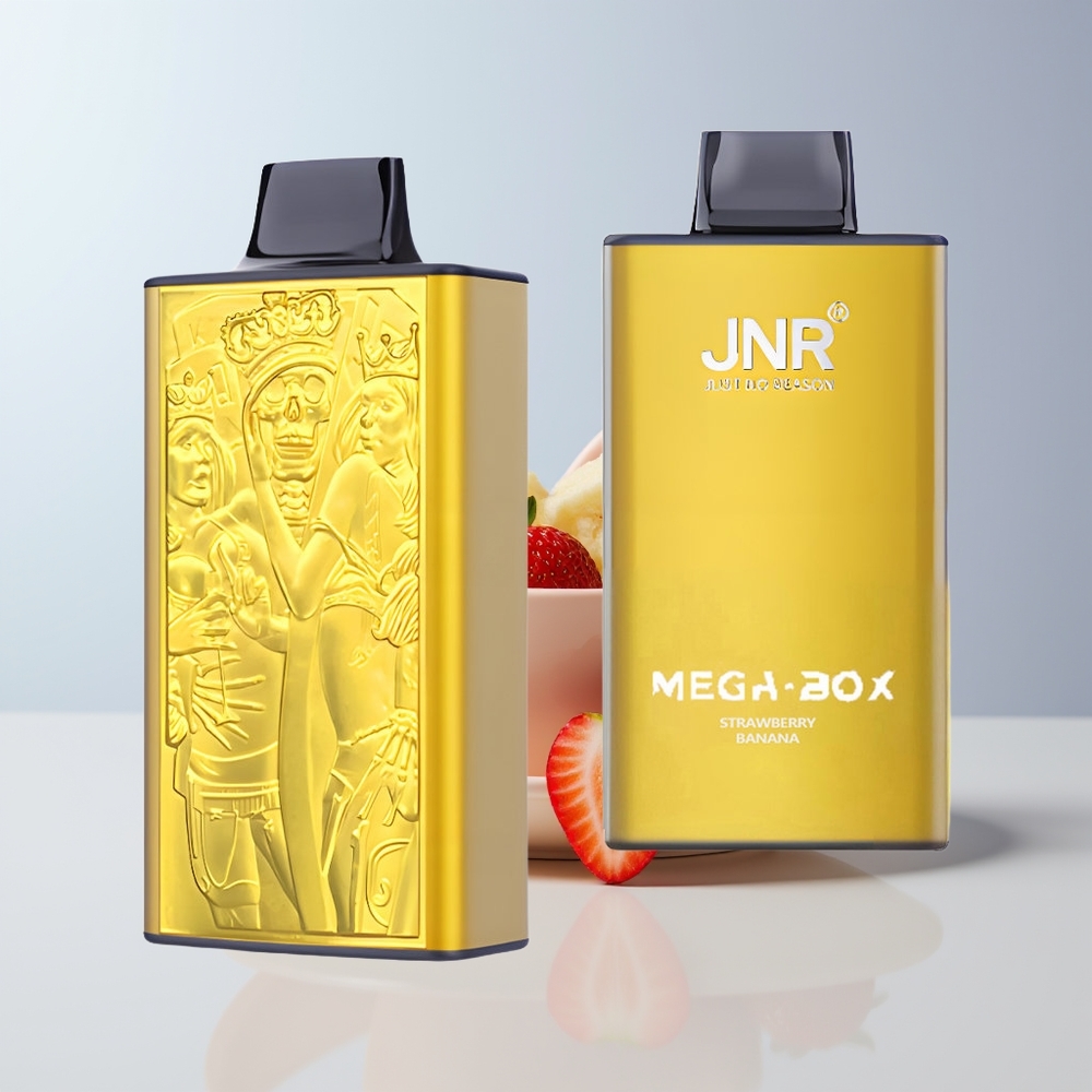 JNR Mega Box 25000 Puffs Aardbei Banaan 30ml Dual Mesh