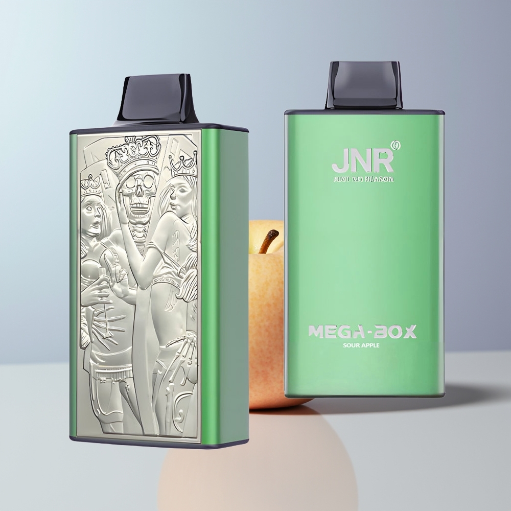 JNR Mega Box 25000 Puffs Zure Appel 30ml Dual Mesh