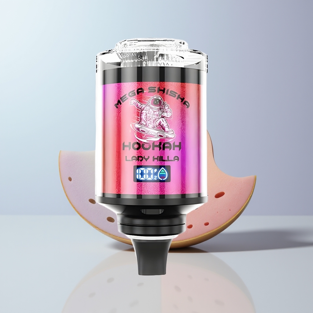 JNR Mega Shisha Hookah 100K Puffs Dame Doder 60ml 2200mAh