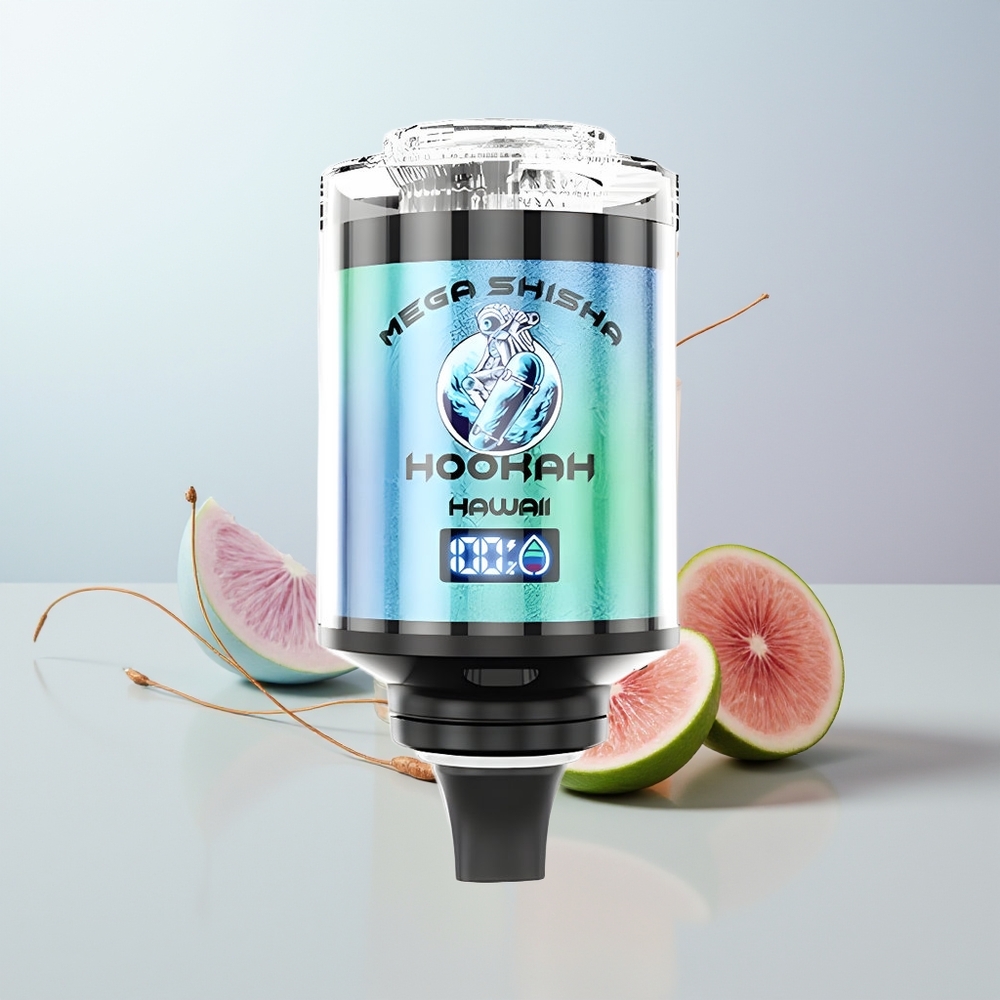 JNR Mega Shisha Hookah 100K Puffs Hawaii Shisha Hookah Desktop 60ml 2200mAh