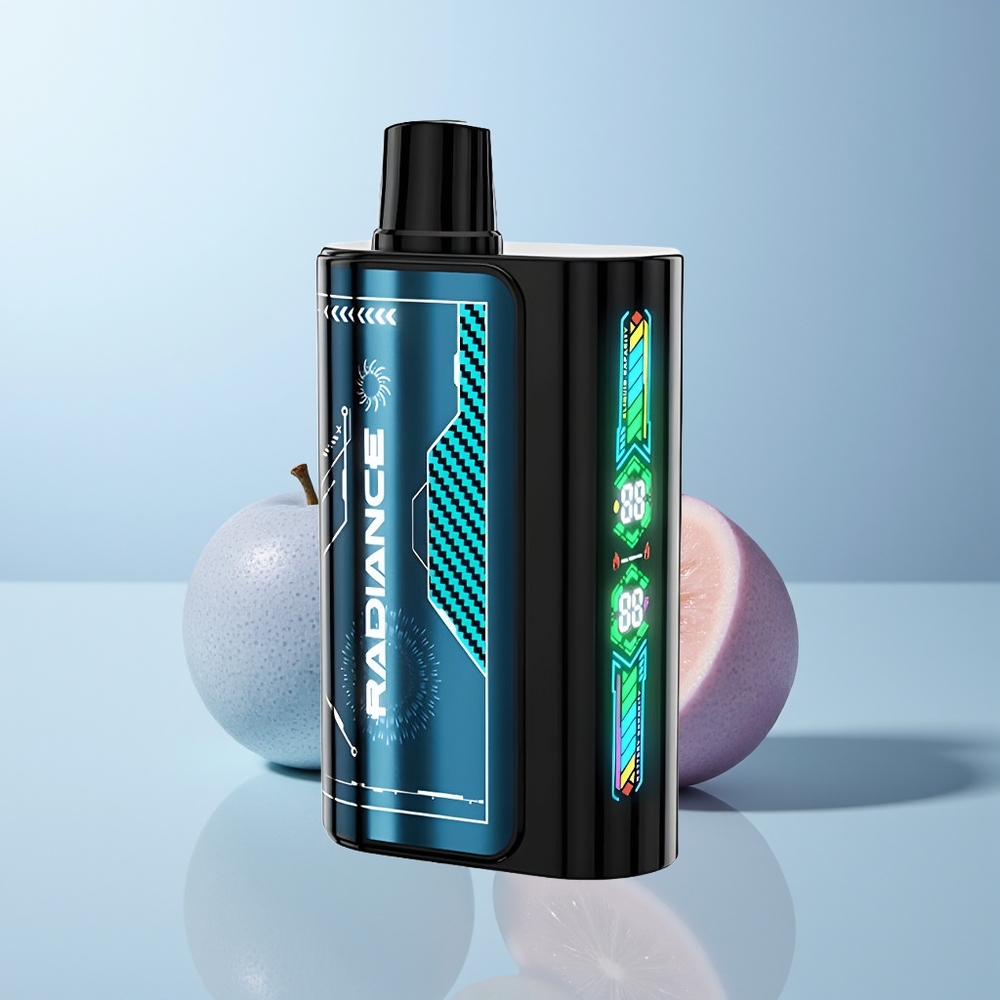 JNR Radiance 31000 Puffs Blauwe Framboos IJs met Dual Mesh Coil en Type-C Opladen