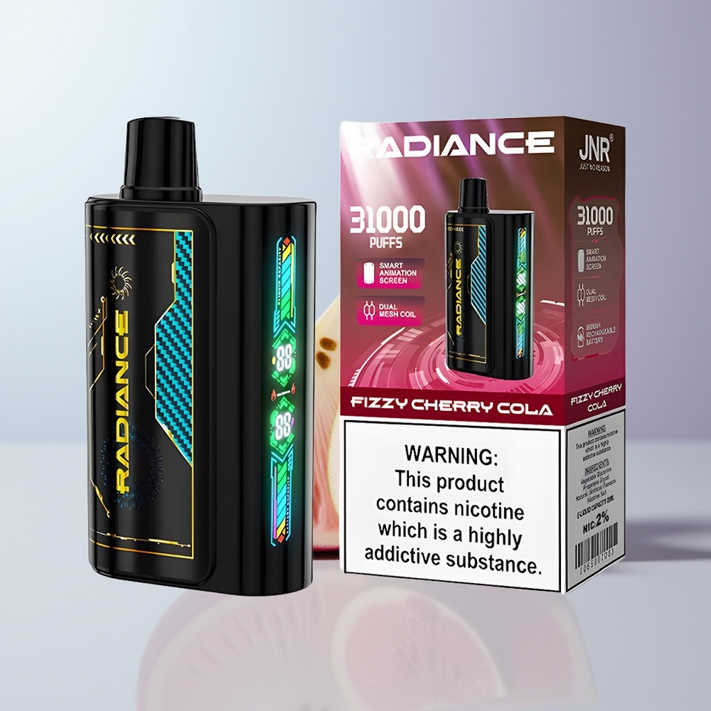 JNR Radiance 31000 Puffs Frisse Kers Cola Dual Mesh Oplaadbaar
