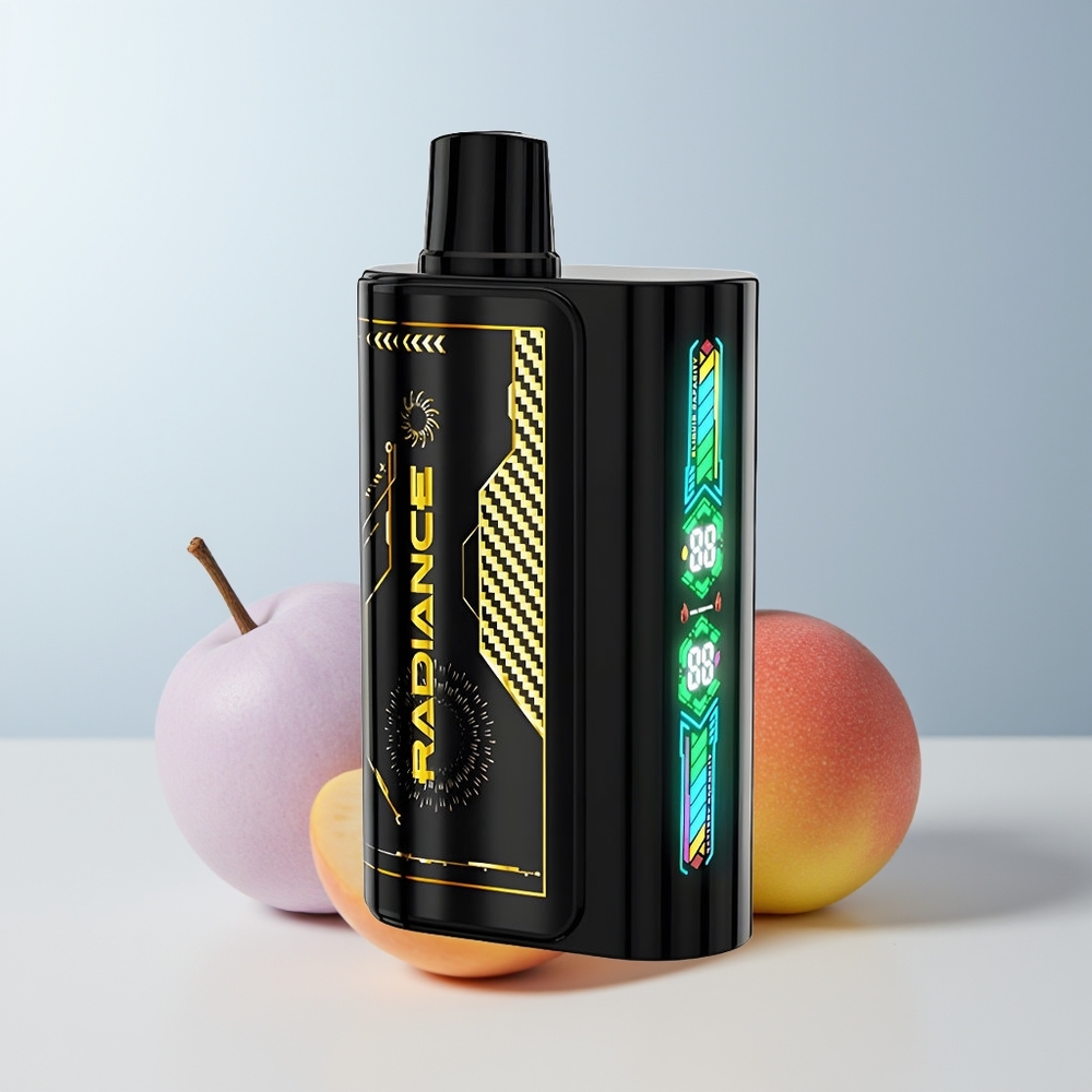 JNR Radiance 31000 Puffs Perzik Mango Ananas Dual Mesh Coil Type-C Opladen