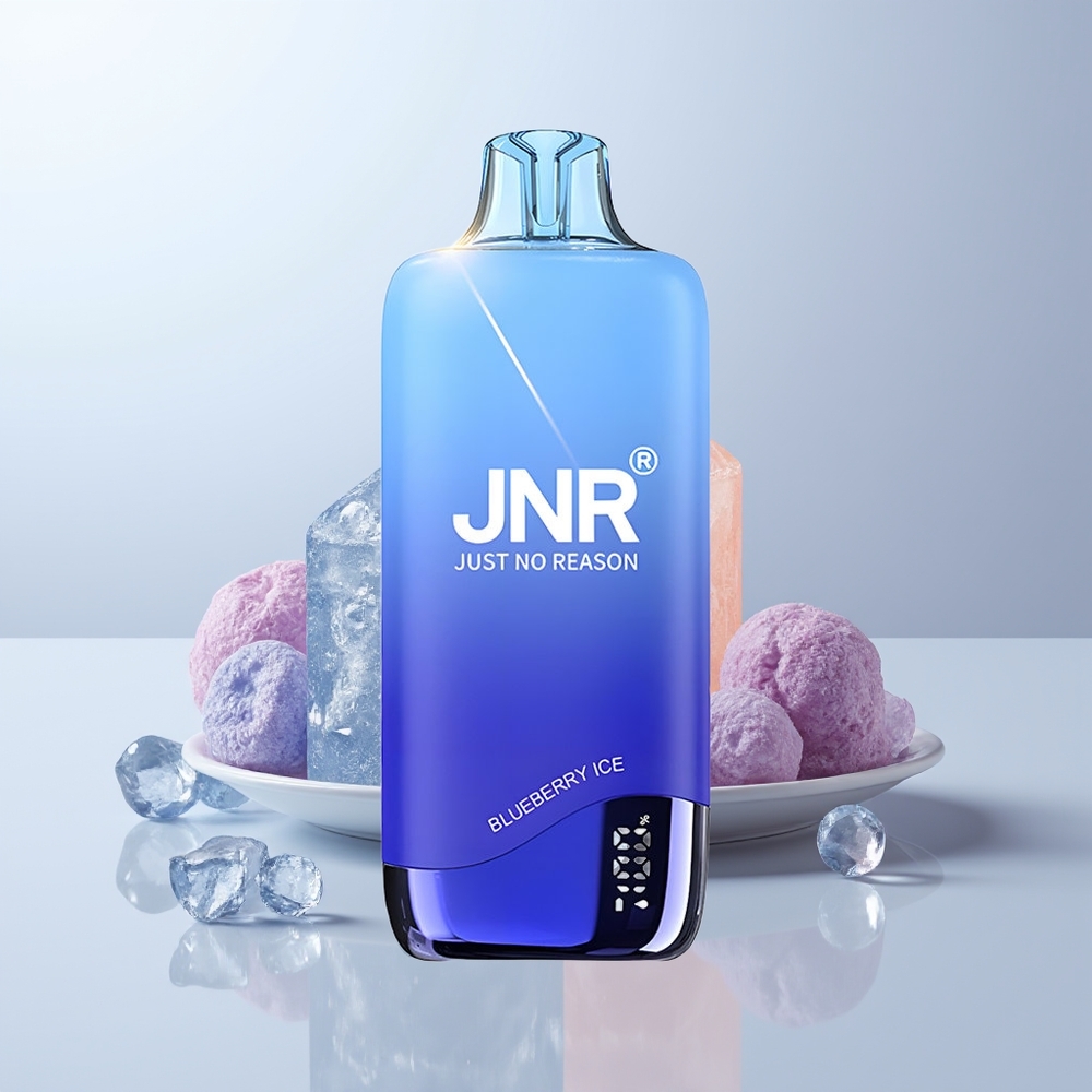 JNR Rainbow 10500 Puffs Blauwe Bes IJs 600mAh 18ml