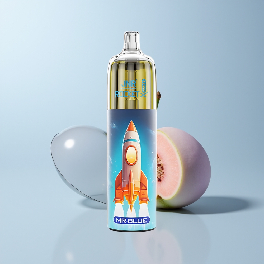 JNR Rocket-X 12400 Puffs De Heer Blauw - Aanpasbare Luchtstroom & Type-C Snellader