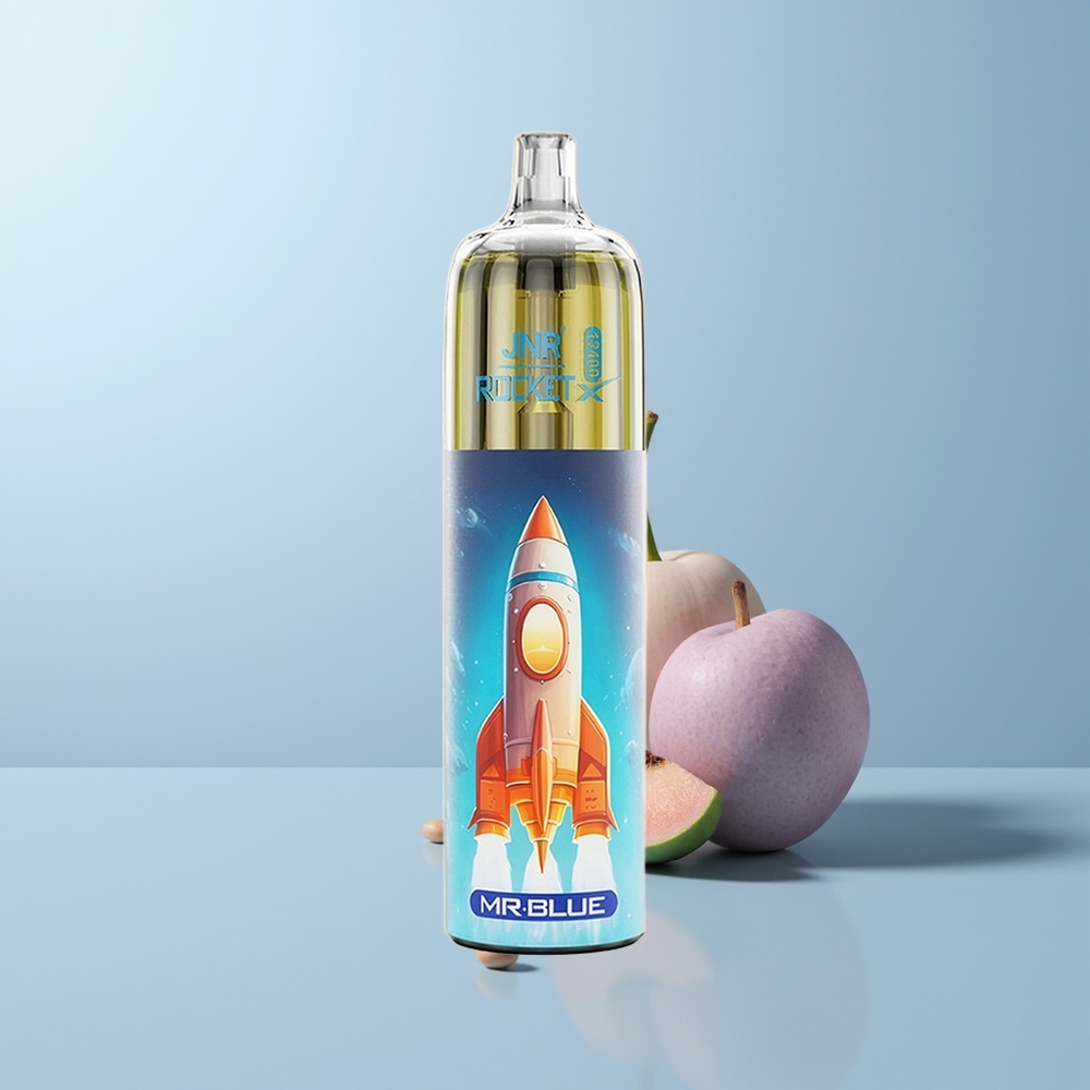 JNR Rocket-X 12400 Puffs Meneer Blauw Aanpasbare Luchtstroom Mesh Spiraal Wegwerp Vape