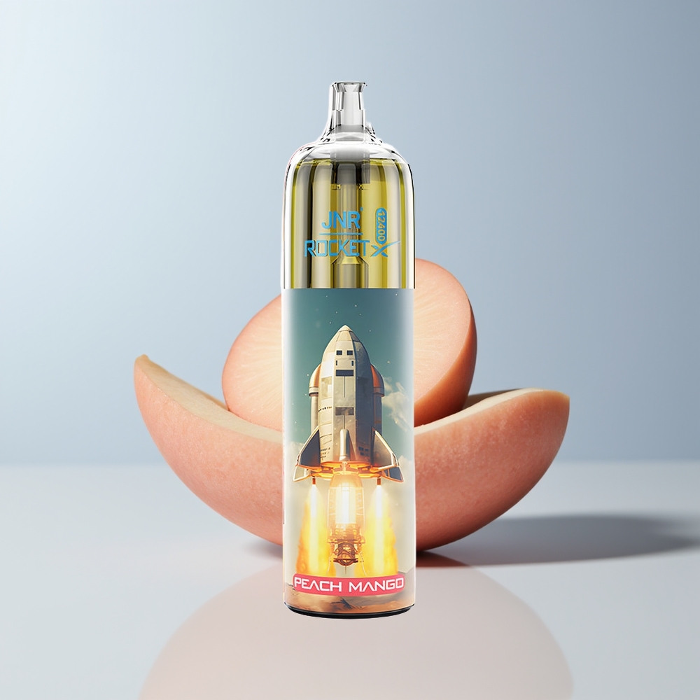 JNR Rocket-X 12400 Puffs Perzik Mango Aanpasbare Luchtstroom RGB Verlichting