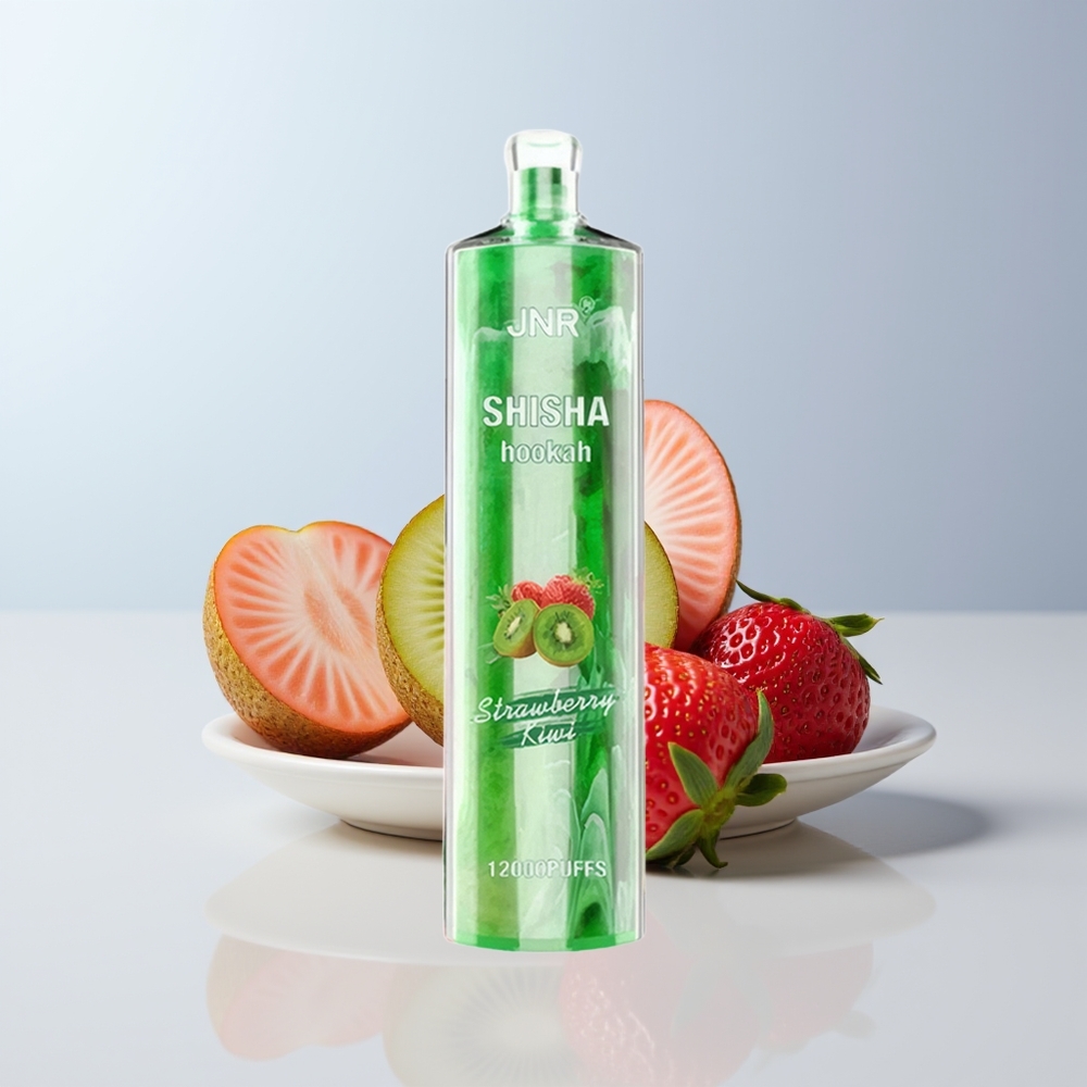 JNR Shisha Hookah 12000 Puffs Aardbei Kiwi 750mAh 24ml 0.6 Ohm