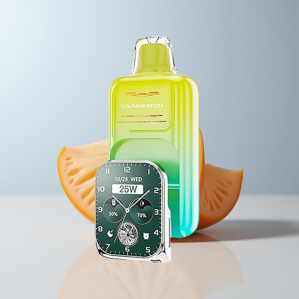 JNR VapeWatch 30000 Puffs Oranje Mango Dual Mesh & Snel Opladen
