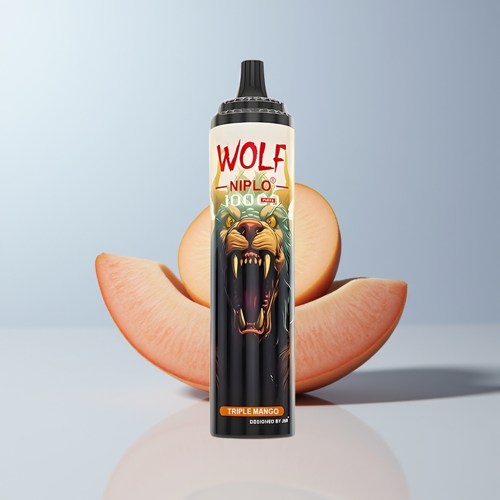 JNR Wolf Niplo 10000 Puffs Driedubbele Mango Mesh 20ml Type-C
