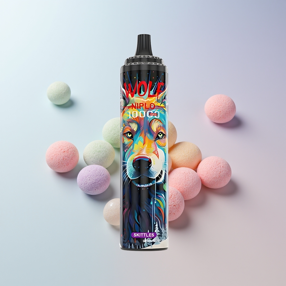 JNR Wolf Niplo 10000 Puffs Skittles 20ml Type-C