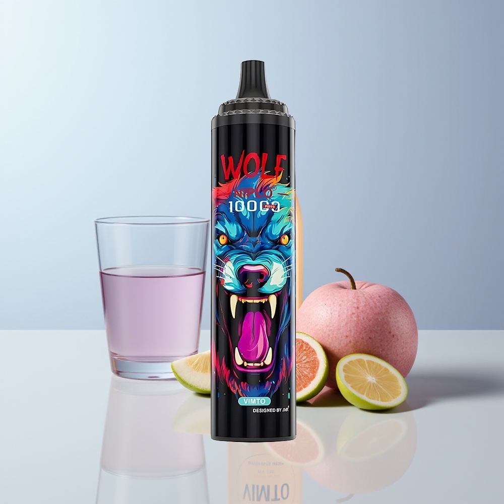 JNR Wolf Niplo 10000 Puffs Vimto 20ml 1.0 Ohm Mesh