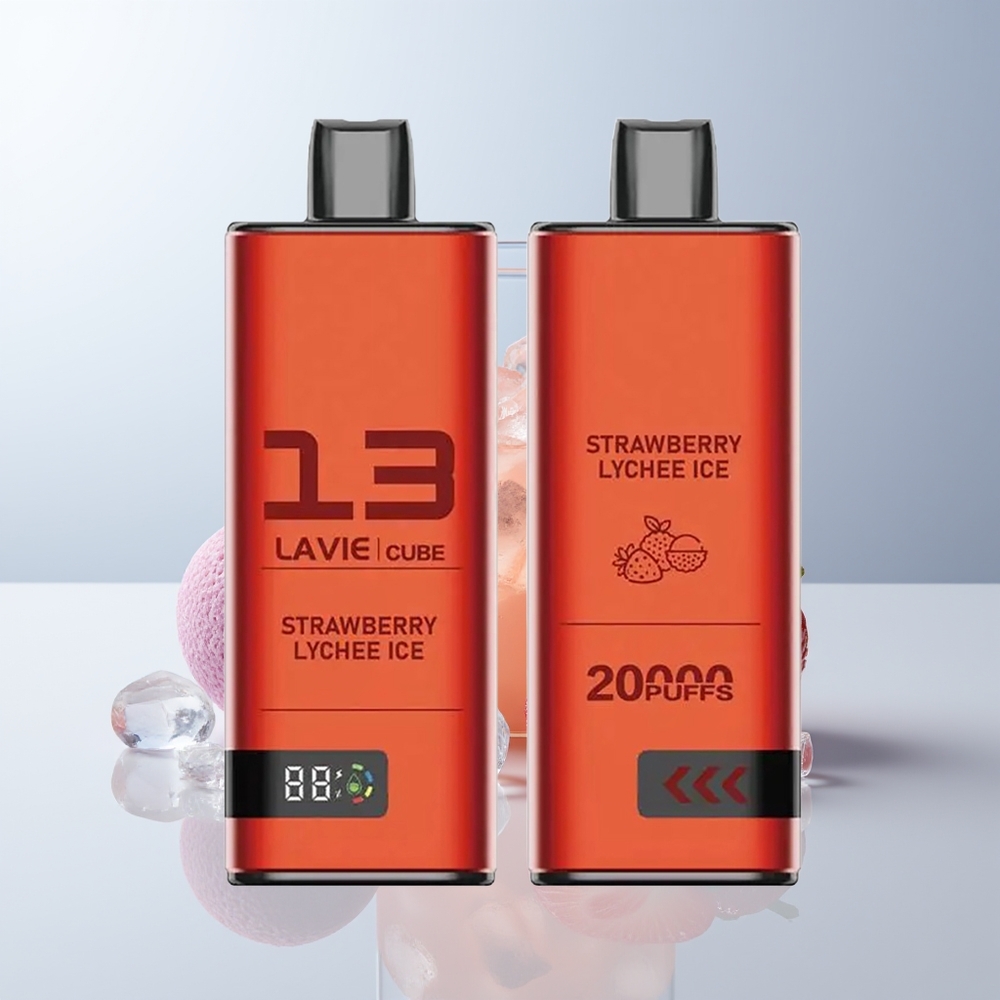 Lavie Cube 20000 Puffs Aardbei Lychee IJs 28ML Type C