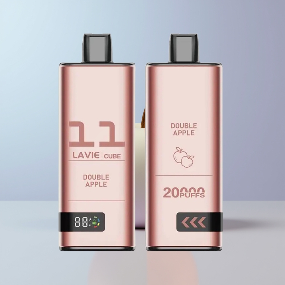 Lavie Cube 20000 Puffs Dubbel Appel 2% Zout Nicotine 28ML Vloeistof