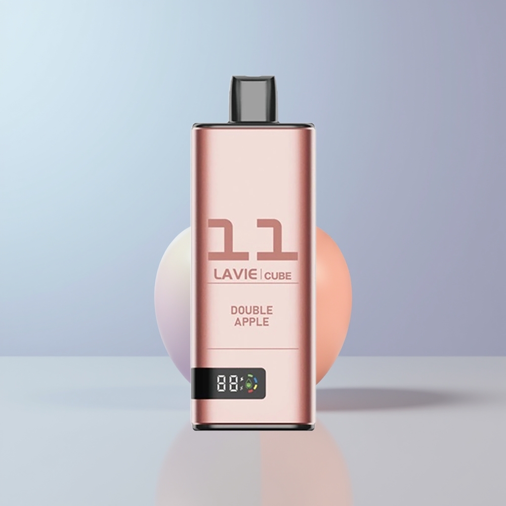 Lavie Cube 20000 Puffs Dubbel Appel 2% Zout Nicotine 28ML Vloeistof