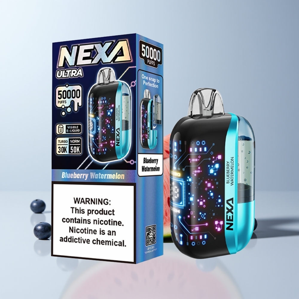 NEXA Ultra 50000 Puffs Blauwe Bes Watermeloen 20ml 5% Nicotine