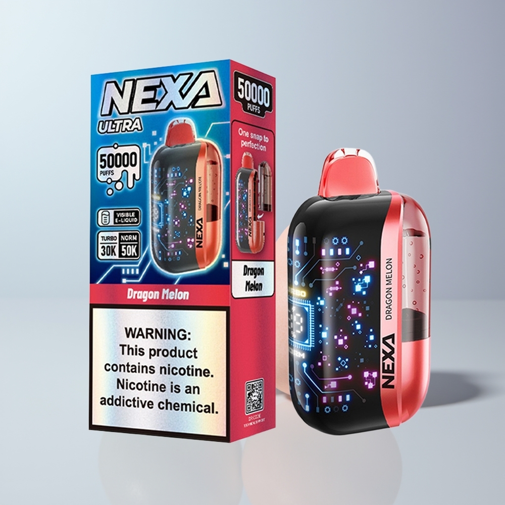 NEXA Ultra 50000 Puffs Draken Meloen 20ml 5% Type-C