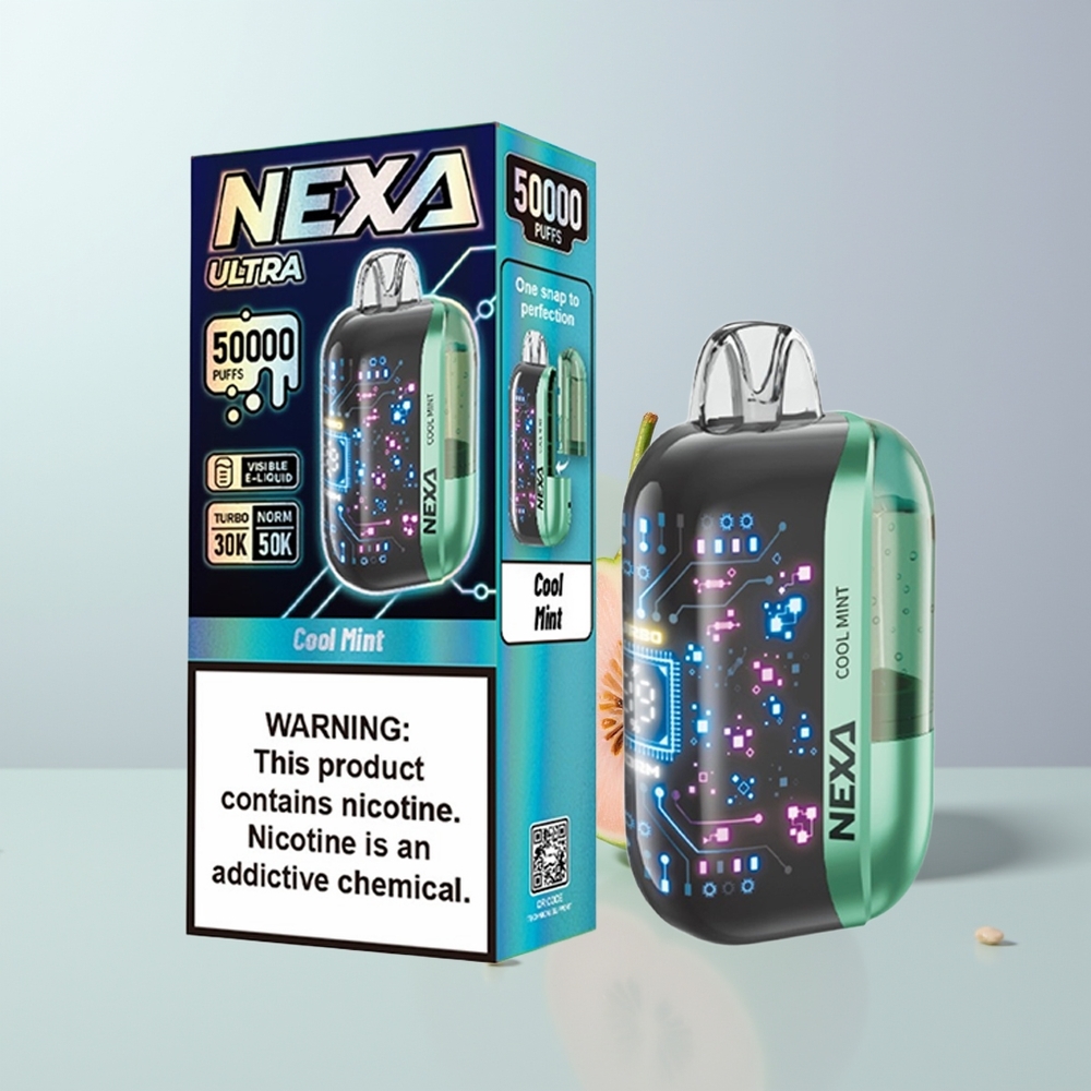 NEXA Ultra 50000 Puffs Koel Munt 20ml 0.9ohm