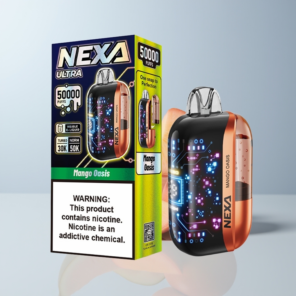 NEXA Ultra 50000 Puffs Mango Oase 20ml 5% Nicotine