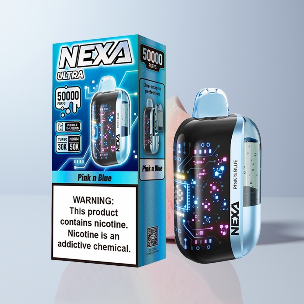 NEXA Ultra 50000 Puffs Roze & Blauw Ultra 20ml 800mah