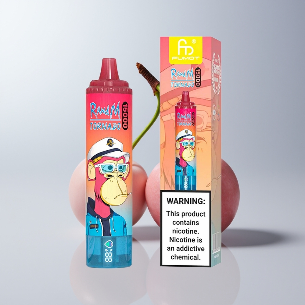 RandM Fumot Tornado 15000 Puffs Kers RandM Tornado 25ml 850mAh Mesh