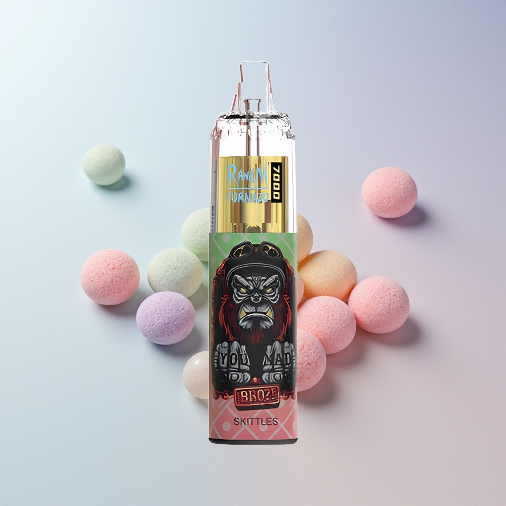 RandM Fumot Tornado 7000 Puffs Skittles Mesh Coil Type-C