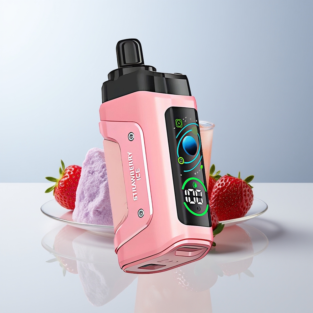 Razz Bar 45000 Puffs Aardbeienijs Verstelbare Luchtstroom Mesh Coil