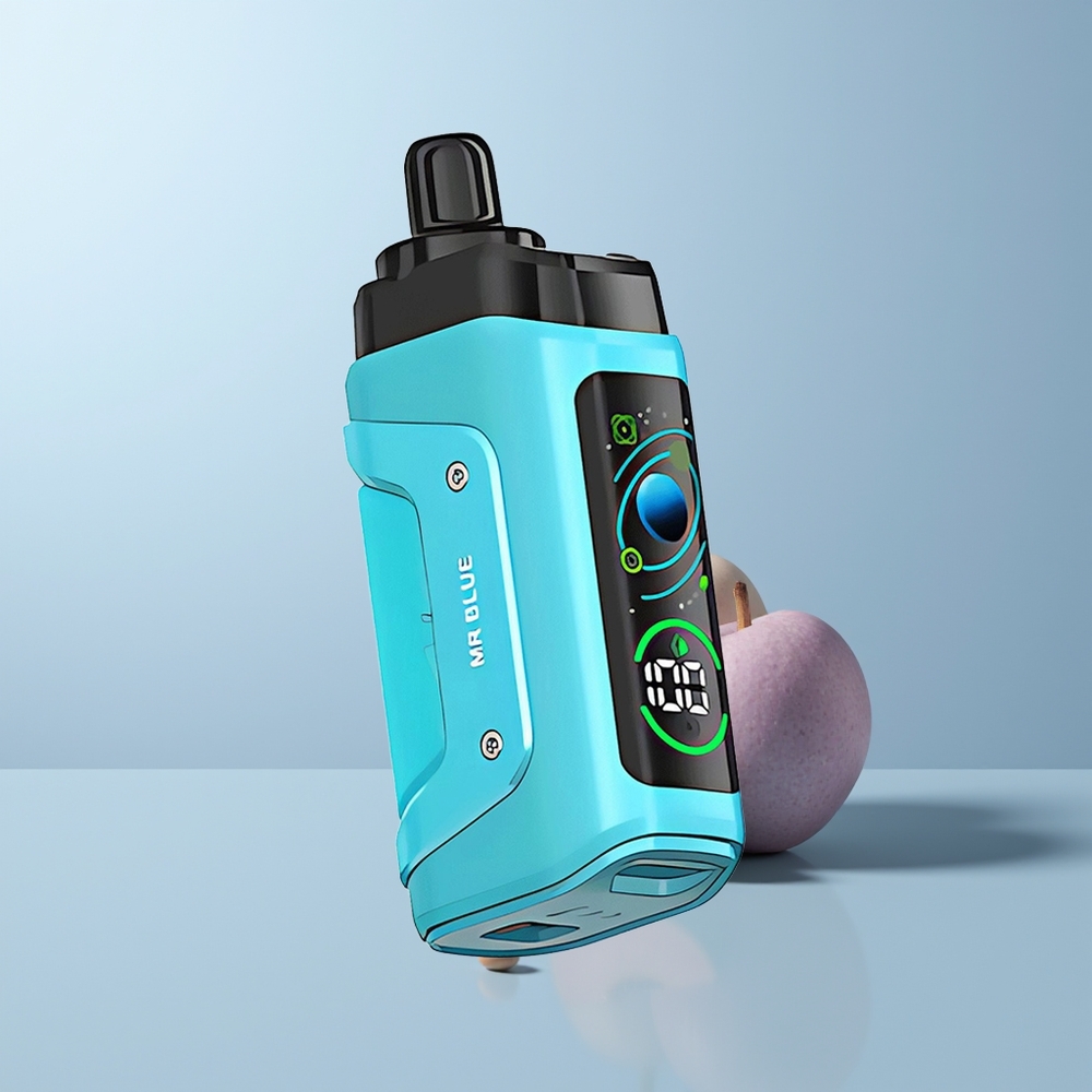 Razz Bar 45000 Puffs De Blauwe Type-C Mesh