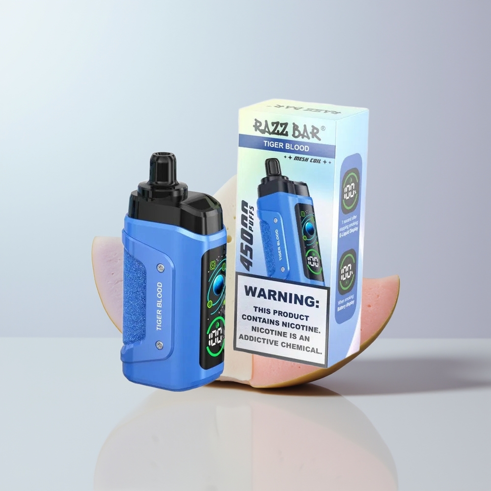 Razz Bar 45000 Puffs Tijgerbloed Mesh Coil Type-C Herlaadbare Vape