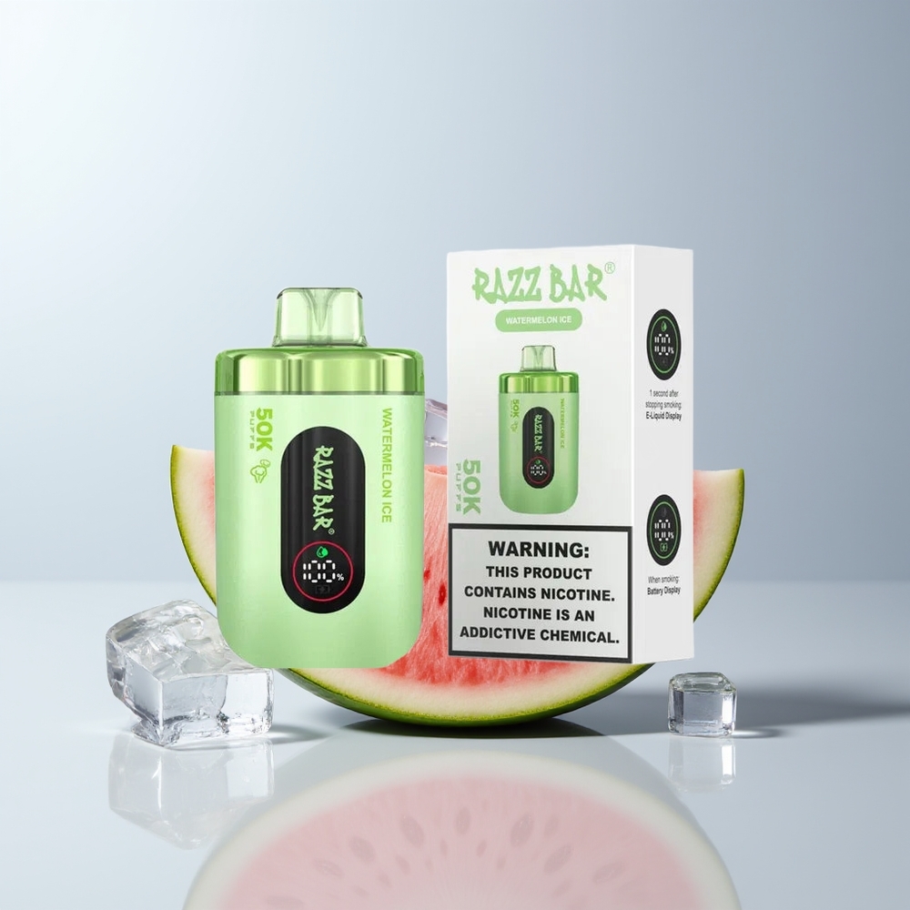 Razz Bar 50K Puffs Watermeloen IJs Mesh 2% Nicotine