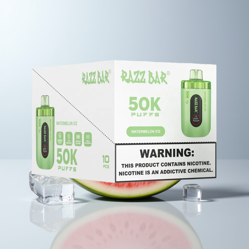 Razz Bar 50K Puffs Watermeloen IJs Mesh 2% Nicotine