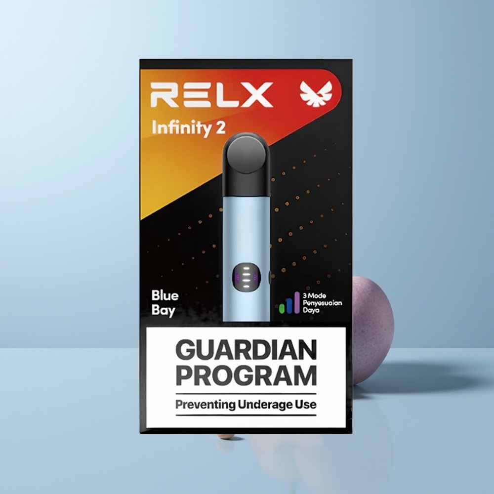 Relx Infinity 2 Vape Device Puffs RELX Oneindigheid 2 Vape Apparaat - Slank Metallic 440mAh
