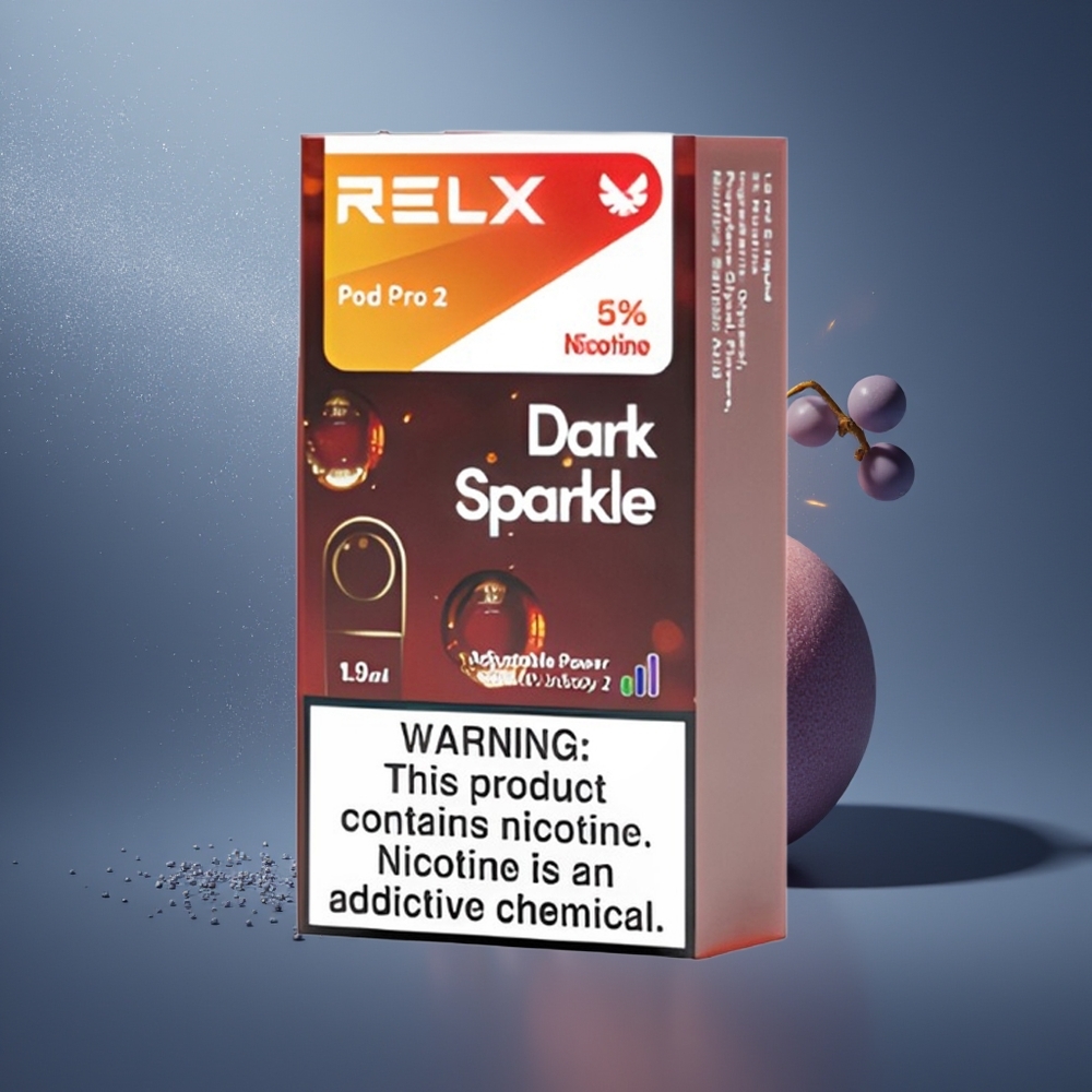 Relx Pod Pro 2 Vape Device Puffs Donkere Vonk Eco Smooth Dubbel Drie