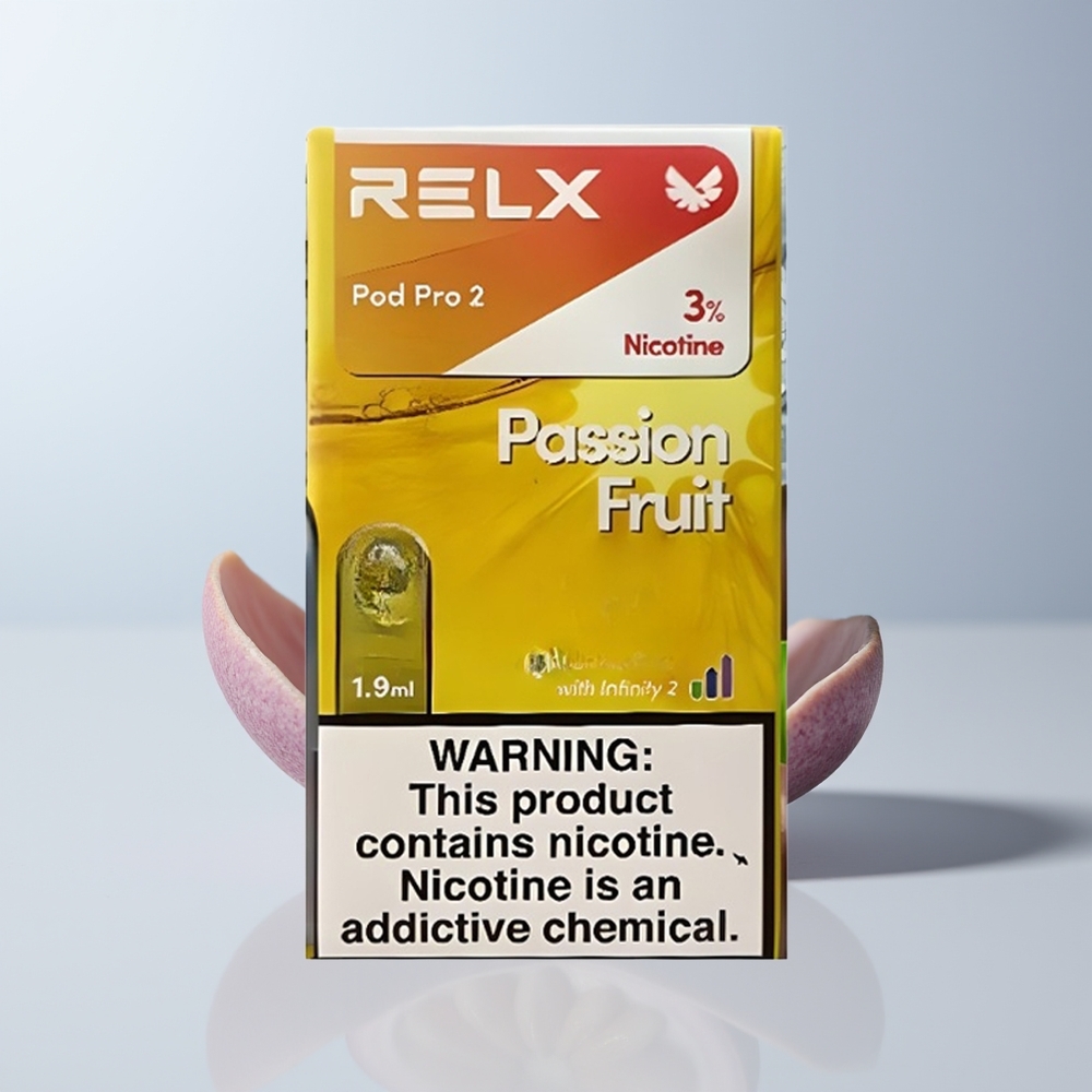 Relx Pod Pro 2 Vape Device Puffs Passievrucht Pod Pro 2 - 1.9ml - 3 Voltage Modussen: Eco, Smooth, Boost
