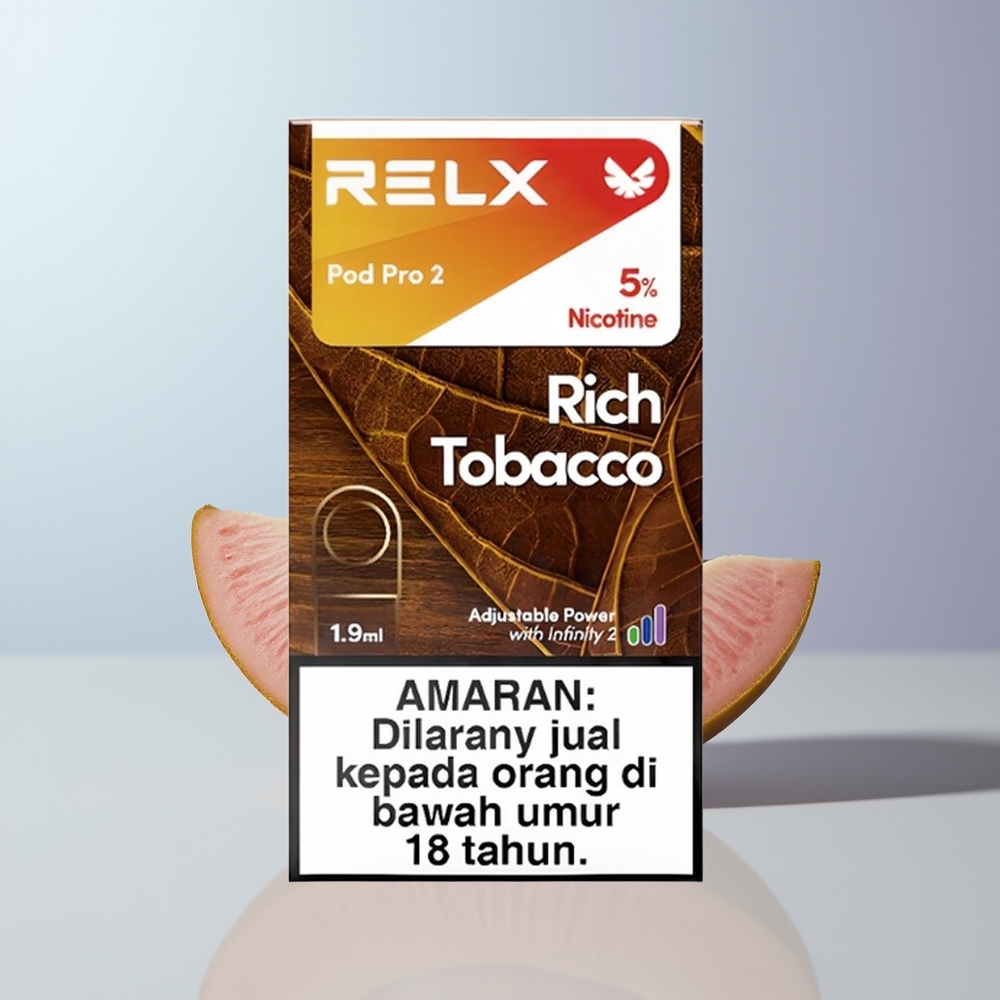 Relx Pod Pro 2 Vape Device Puffs Rijke Tabak Pro 2 - 1.9ml, 2/3 verpakking, Eco/Smooth/Boost Modus
