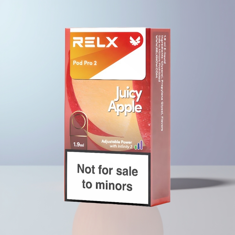 Relx Pod Pro 2 Vape Device Puffs Sappige Appel 1.9ml 3-Stand