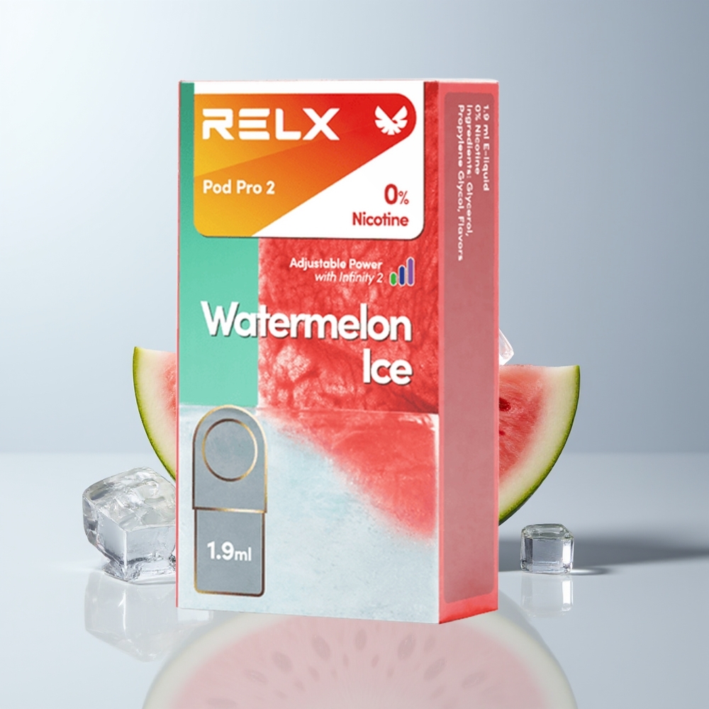 Relx Pod Pro 2 Vape Device Puffs Watermeloen IJs 1.9ml 6.5W
