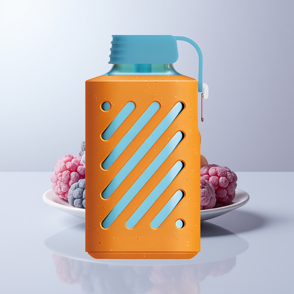 VOZOL GEAR 10000 Puffs Zwarte Bes IJs met VAMT Mesh Coil en Mondstuk Bescherming