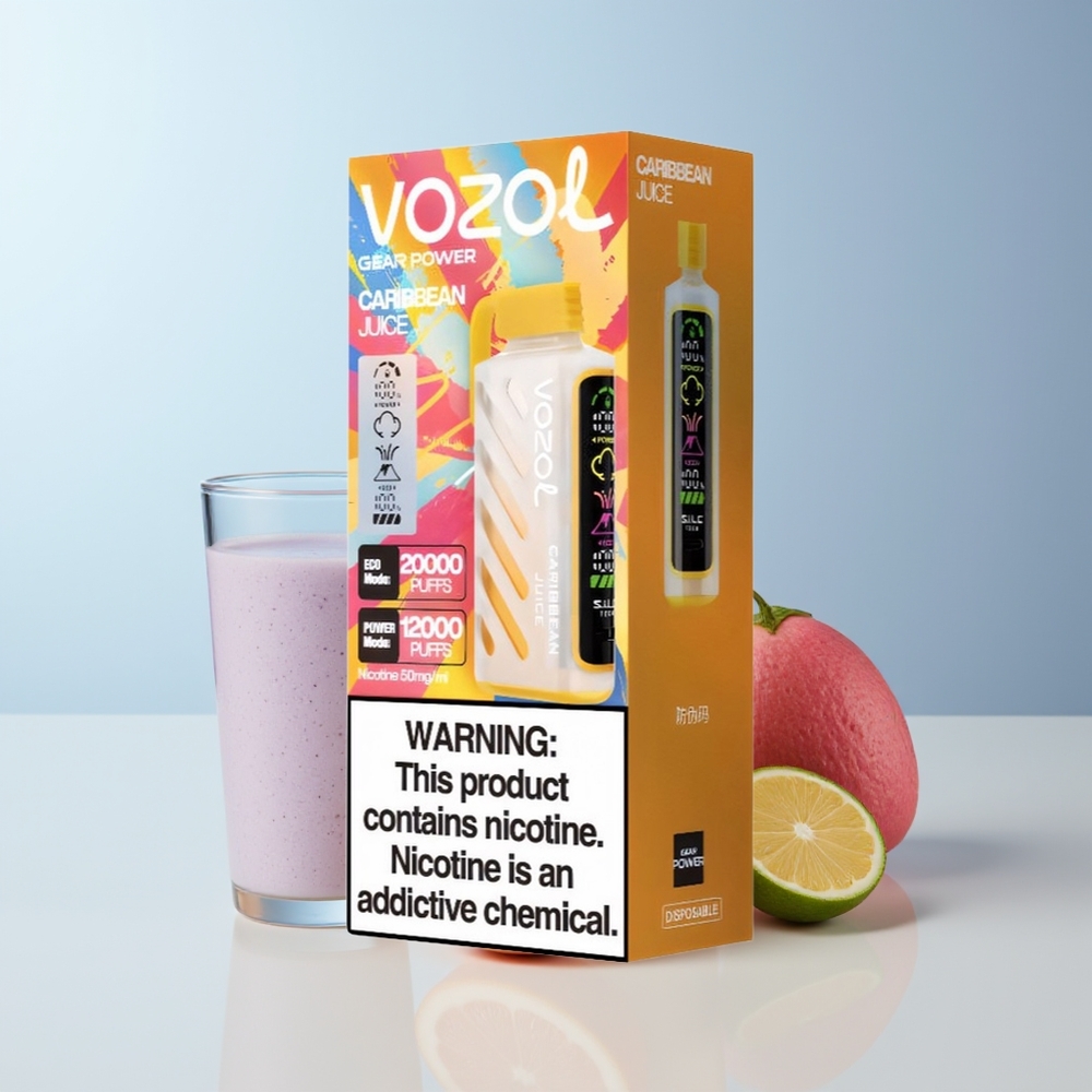 VOZOL Gear Power 20000 Puffs Caribbean Sap Dual Mesh Volle Scherm