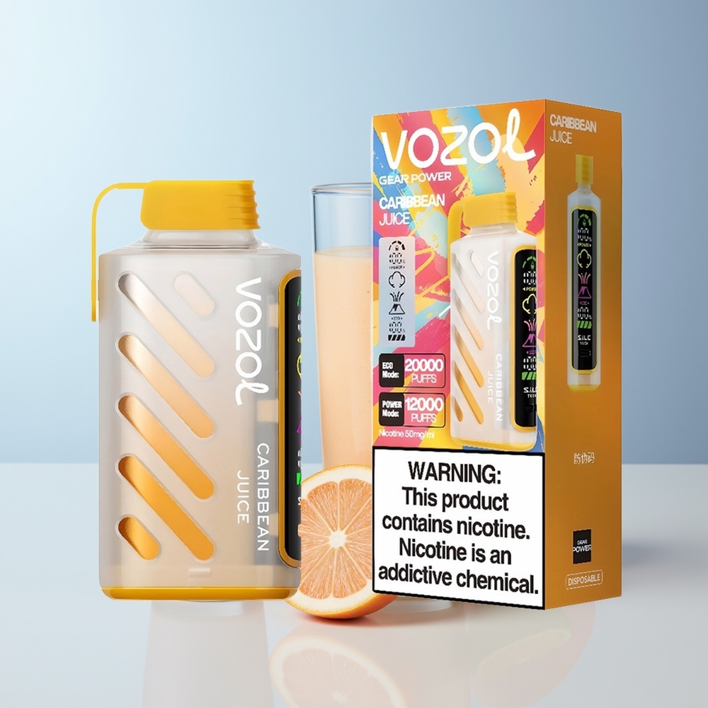 VOZOL Gear Power 20000 Puffs Caribbean Sap Dual Mesh Volle Scherm