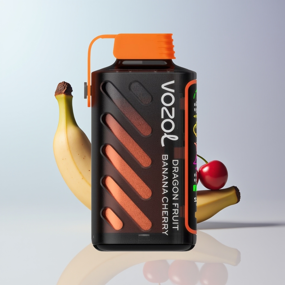 VOZOL Gear Power 20000 Puffs Drakenvrucht Banaan Kers Dual Mesh Full Screen