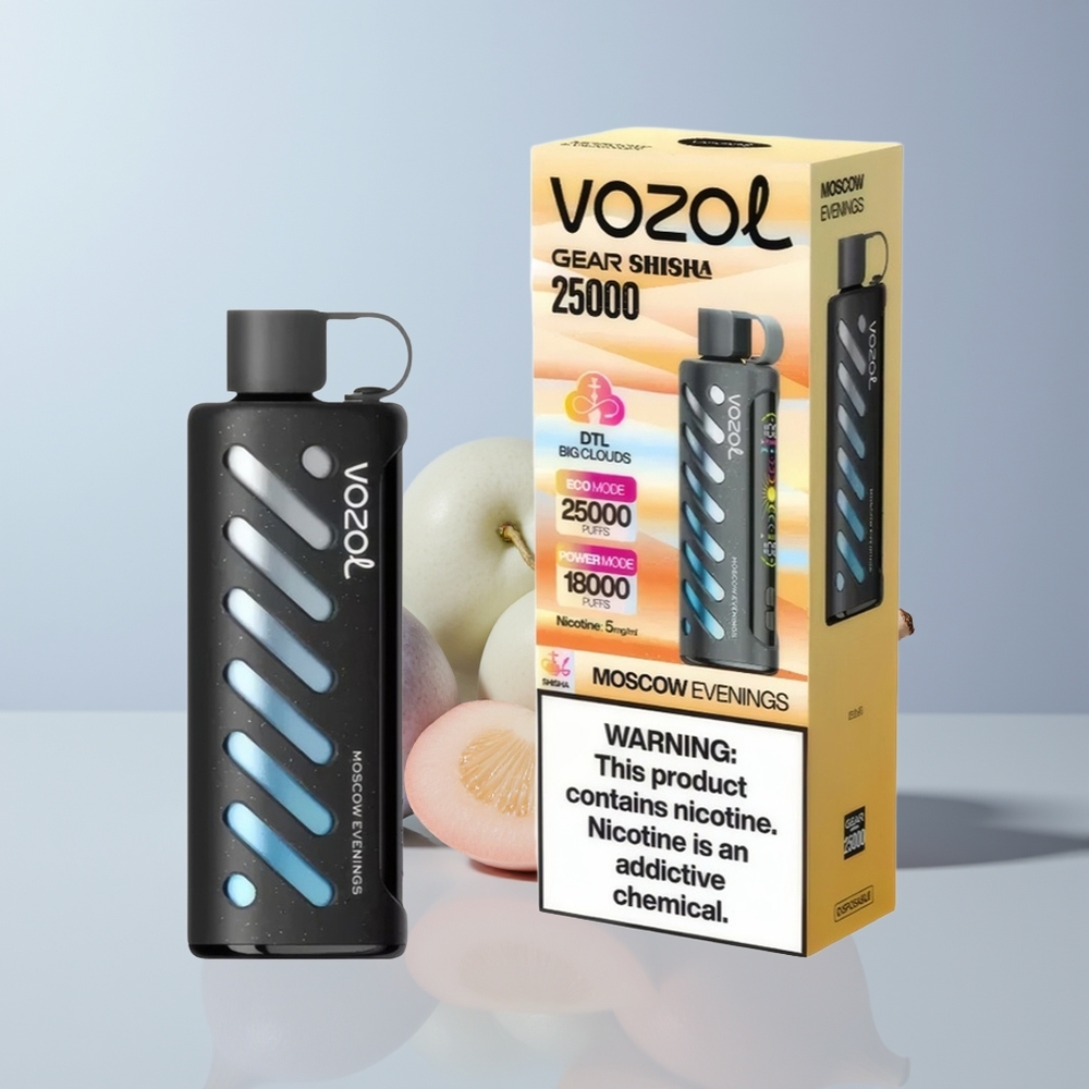 VOZOL Gear Shisha 25000 Puffs Amsterdamse Avonden Gear Shisha Dual Mesh 5mg/ml