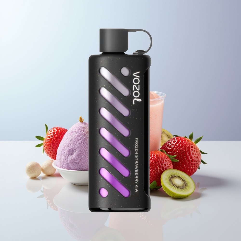 VOZOL Gear Shisha 25000 Puffs Bevroren Aardbei Kiwi met Dual Mesh en 5mg/ml Nicotine