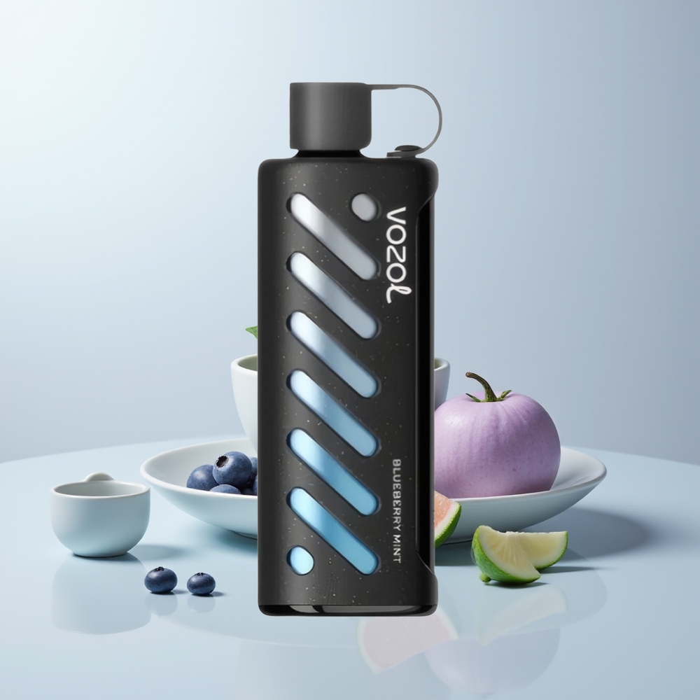 VOZOL Gear Shisha 25000 Puffs Blauwe Bes Munt met Dual Mesh en 5mg/ml