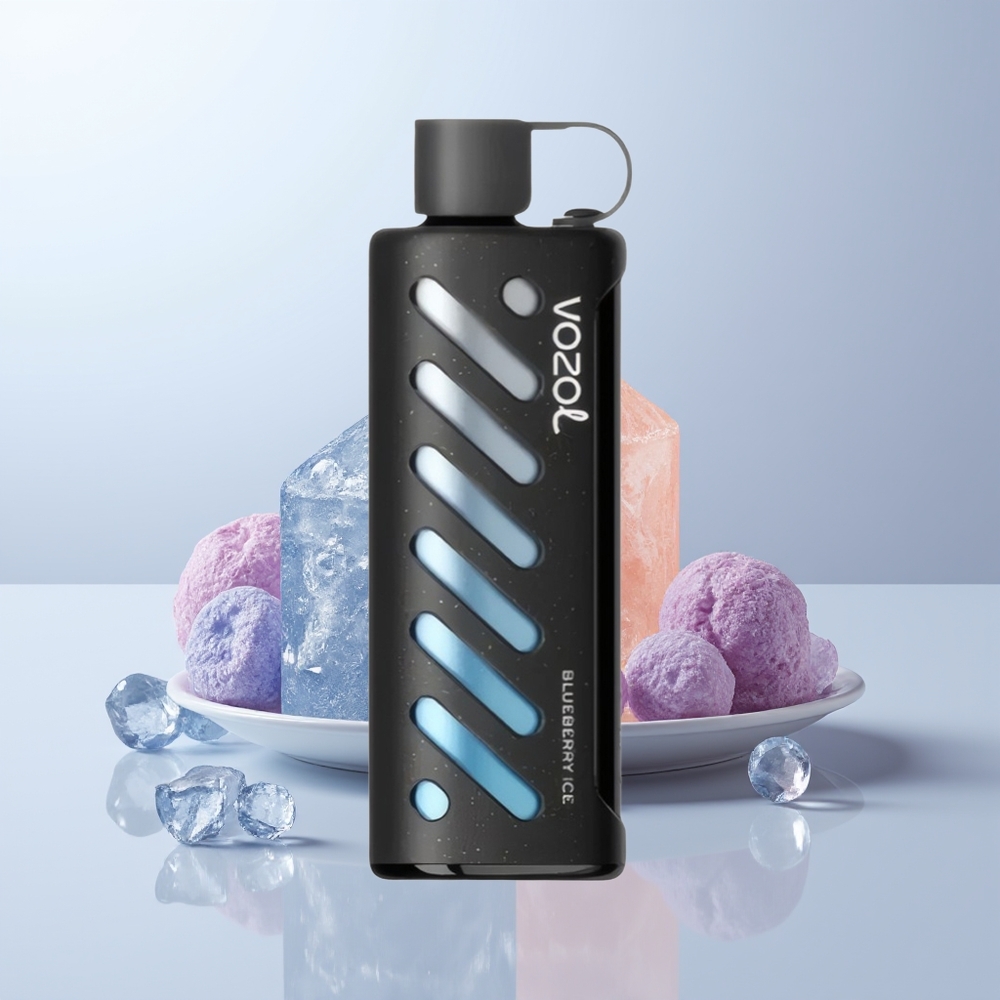 VOZOL Gear Shisha 25000 Puffs Blauwebes IJs met Dual Mesh en 5mg/ml