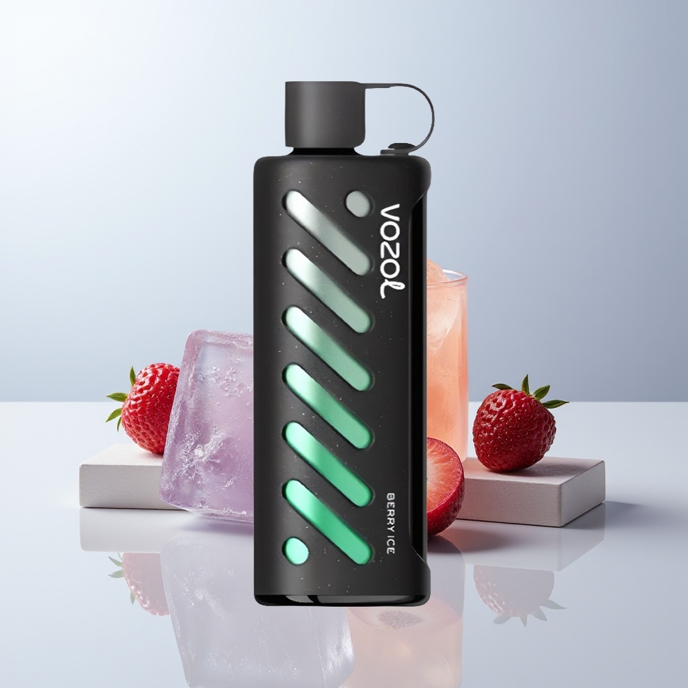 VOZOL Gear Shisha 25000 Puffs Bosbes IJs Dual Mesh 5mg/ml