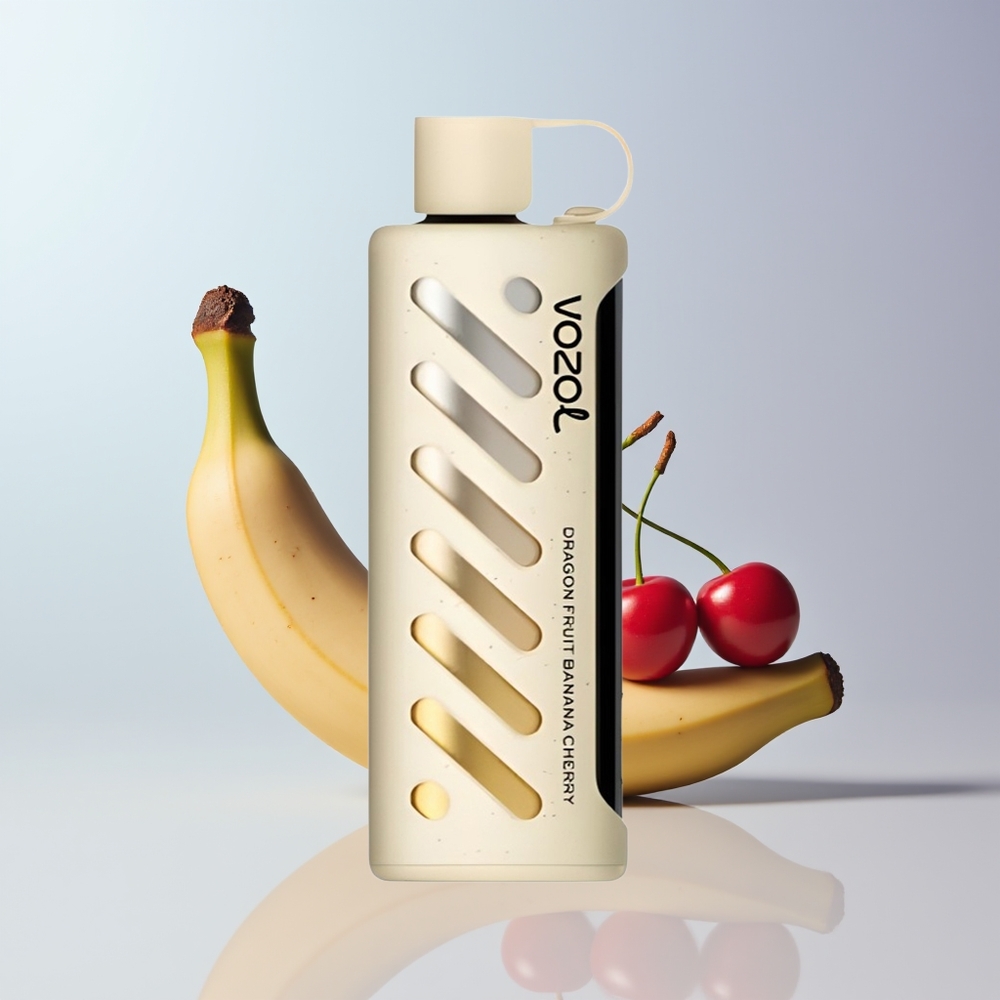 VOZOL Gear Shisha 25000 Puffs Drakenvrucht Banaan Kers Dual Mesh 1000mAh