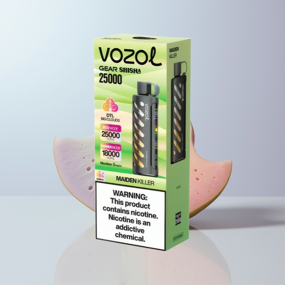 VOZOL Gear Shisha 25000 Puffs Maagdenmoordenaar Dual Mesh 5mg/ml