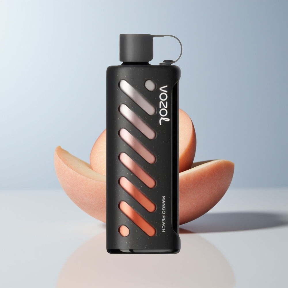 VOZOL Gear Shisha 25000 Puffs Mango Perzik Dubbele Mesh 5mg